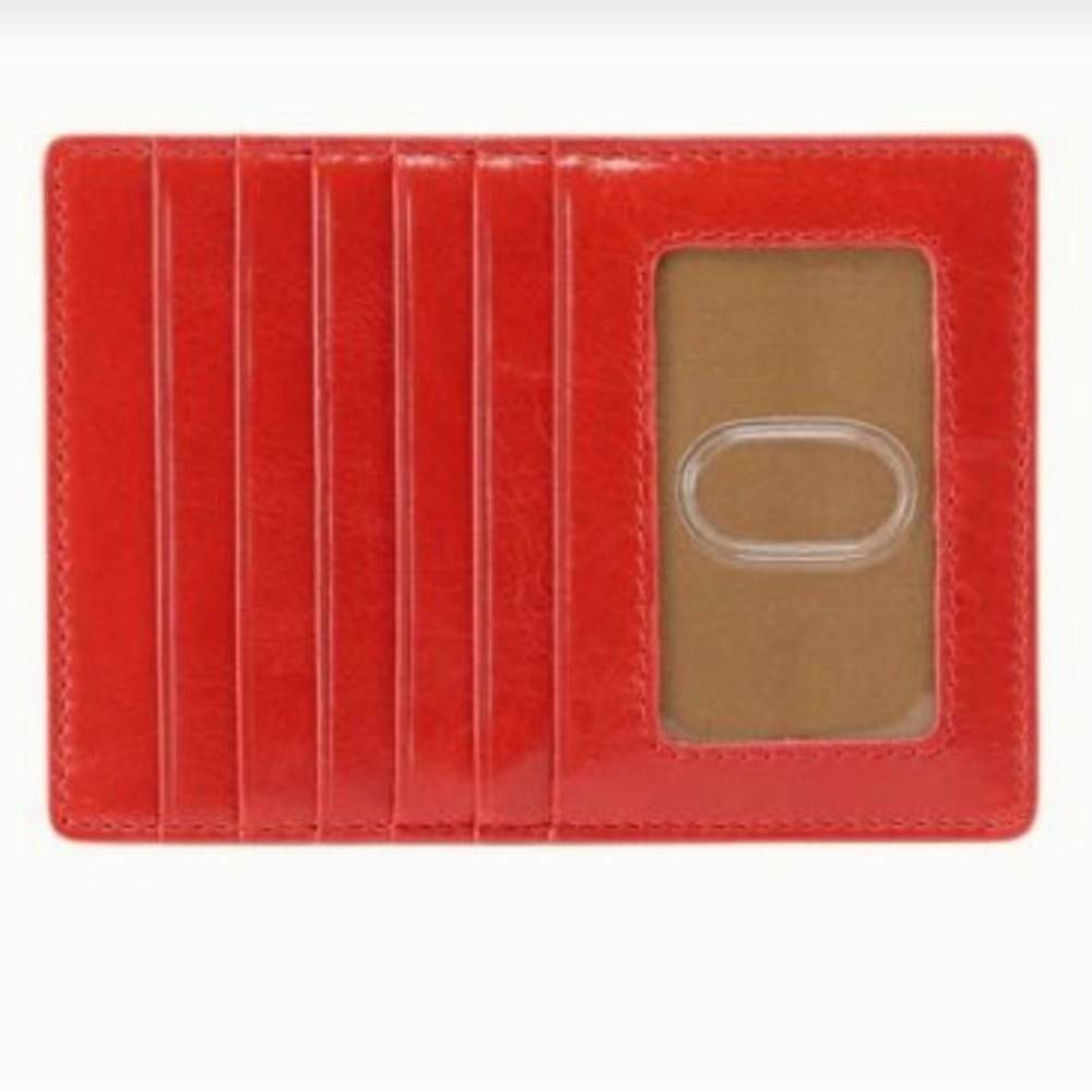 HOBO Euro Slide Card Case, Grenadine - Picture 4 of 4